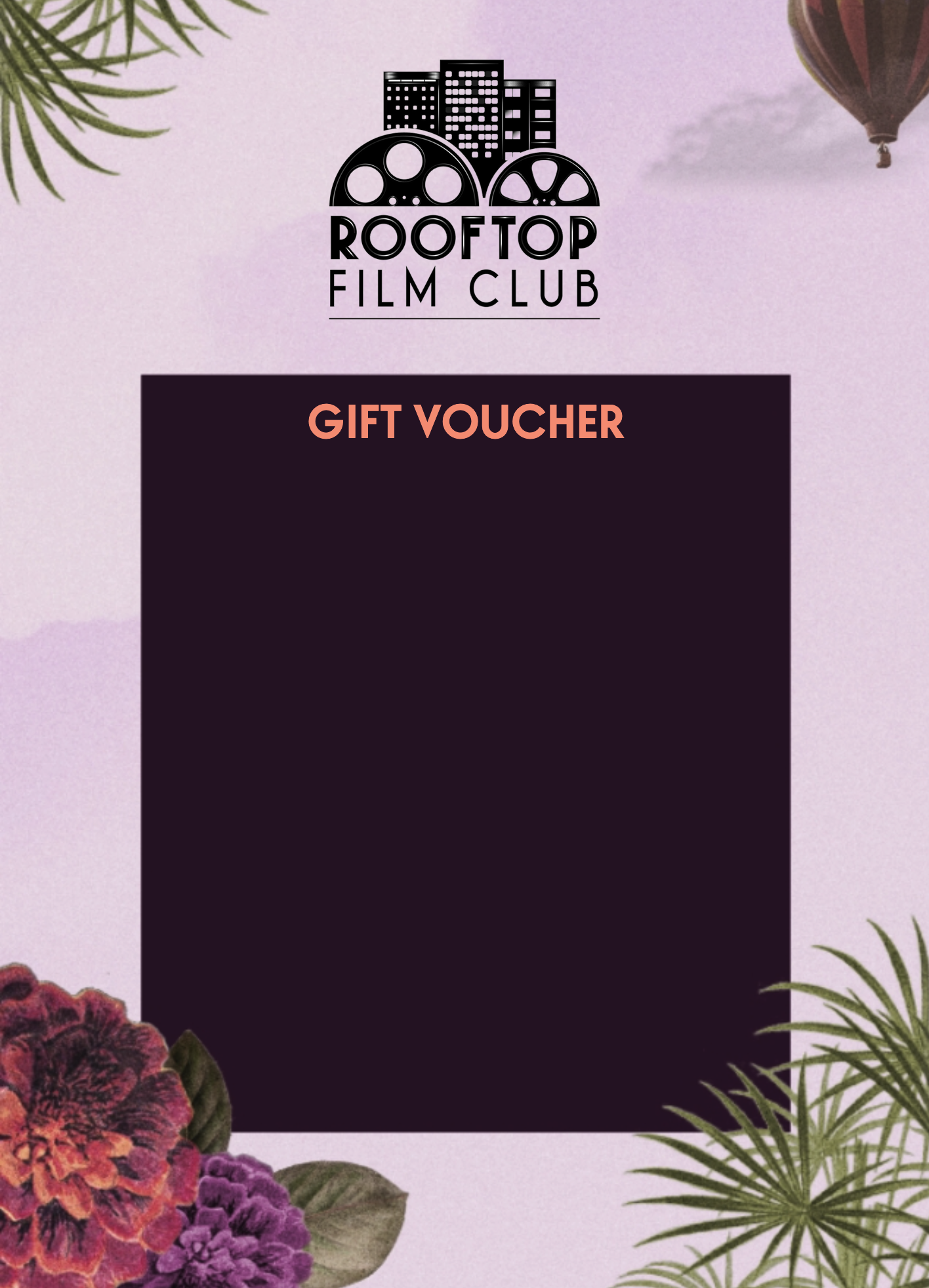 Purchase A Gift Voucher Rooftop Film Club